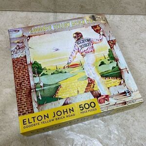 NEW IN BOX ROSE ART ELTON JOHN GOODBYE YELLOW BRICK ROAD JIGSAW PUZZLE